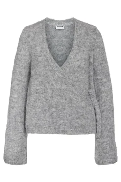 Nmsutton L/S Wrap Knit Top Fwd