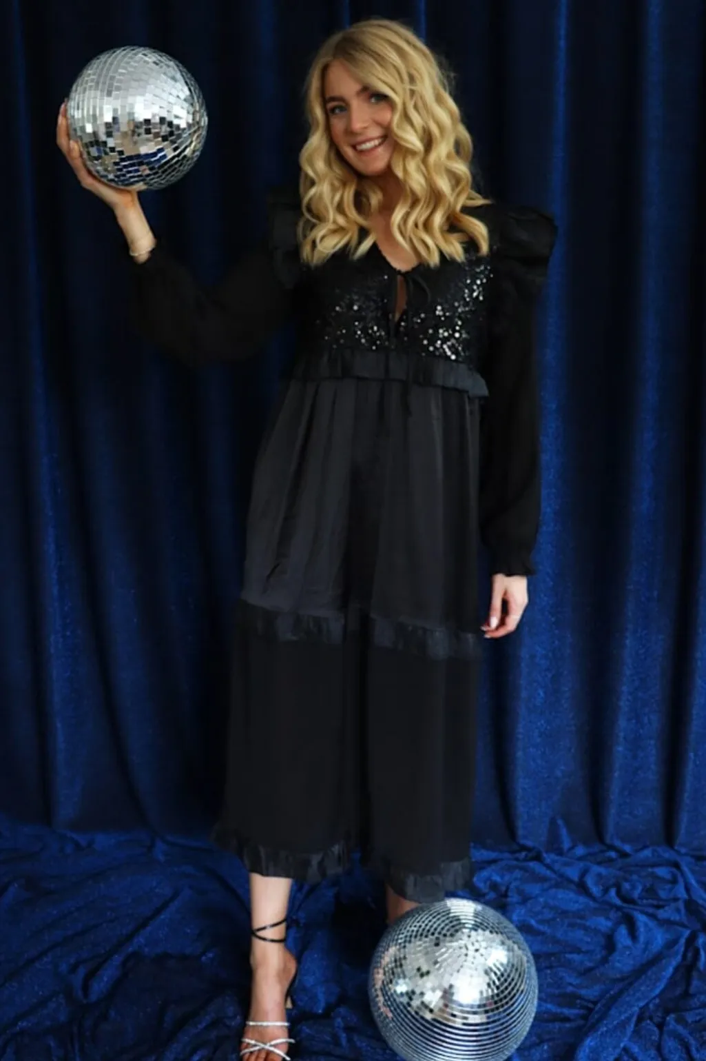 Nor Ls Frill Dress 22266