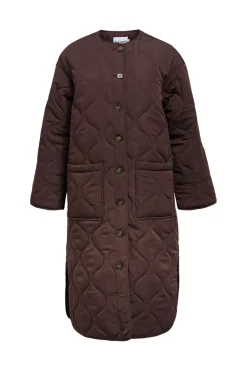 Objallie Ls Lo Long Quilt Jacket Aw Fa25
