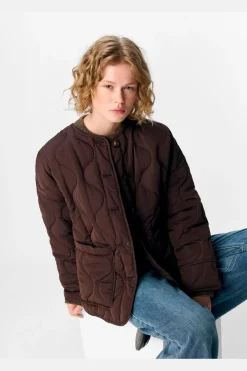 Objallie Ls Lo Quilted Jacket