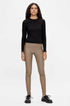 Objbelle Mw Coated Leggings