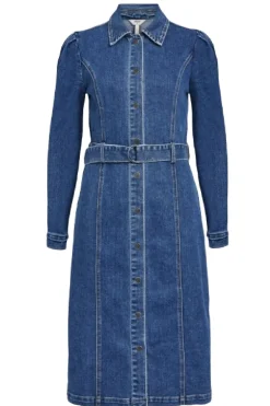 Objcarol L/S Denim Dress