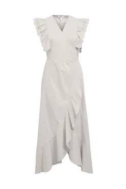 Objhope Papaya S/S Wrap Dress