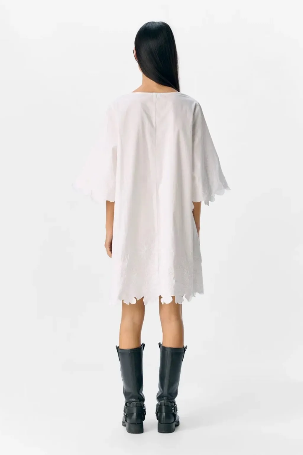 Objkamma 3/4 Lo Short Dress Ss Fair 25