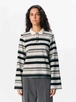 Objpollo L/S Polo Top Dfw