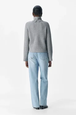 Objviola Ls Lo Rollneck Knit