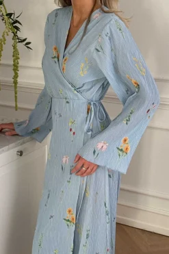 Ofeliaic Long Wrap Dress A23640