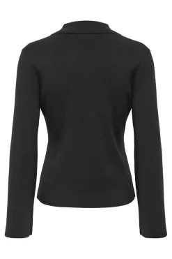 Onlandrea Ls Zip Polo Cardigan Knt