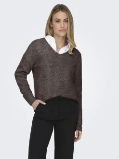 Onlcamilla V-Neck L/S Pullover Knt