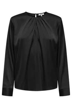 Onlcamille Ls Satin Deatil Top