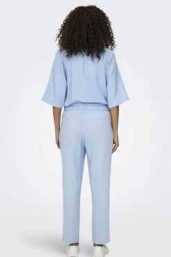 Onlcaro 2/4 V-Neck Linen Bl Top Cc