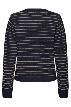 Onlchester Life Ls Stripe Cardi Cc Knt