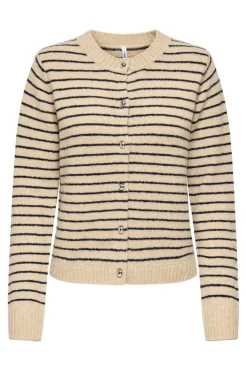 Onlchester Life Ls Stripe Cardi Cc Knt