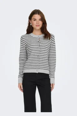Onlchester Life Ls Stripe Cardi Cc Knt