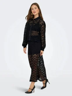 Onlchigo Cali Life Lace Ankle Skirt