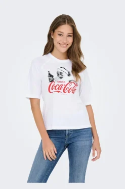 Onlcoca Cola Xmas Life S/S Top