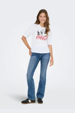 Onlcoca Cola Xmas Life S/S Top