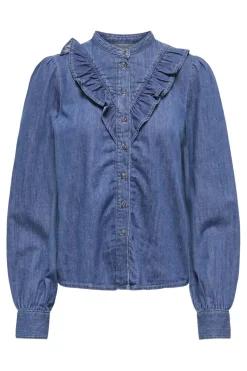 Onldasha-Sevigny L/S Frill Shirt Akm