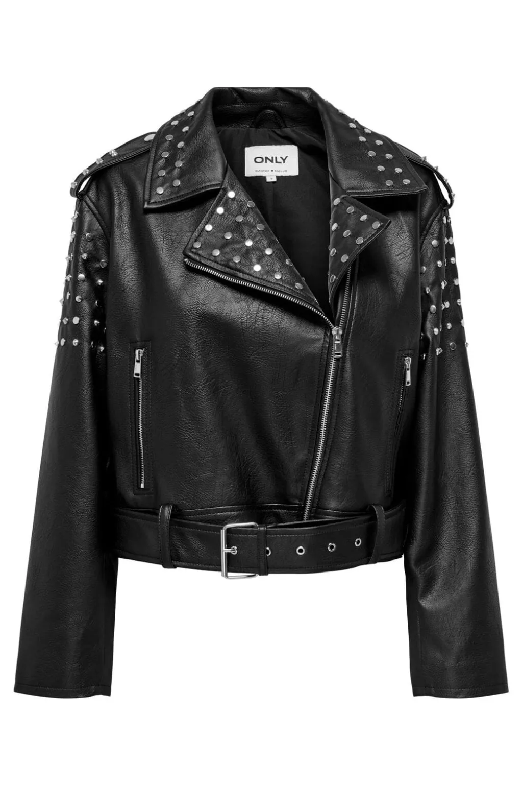 Onldestiny Faux Leather Biker