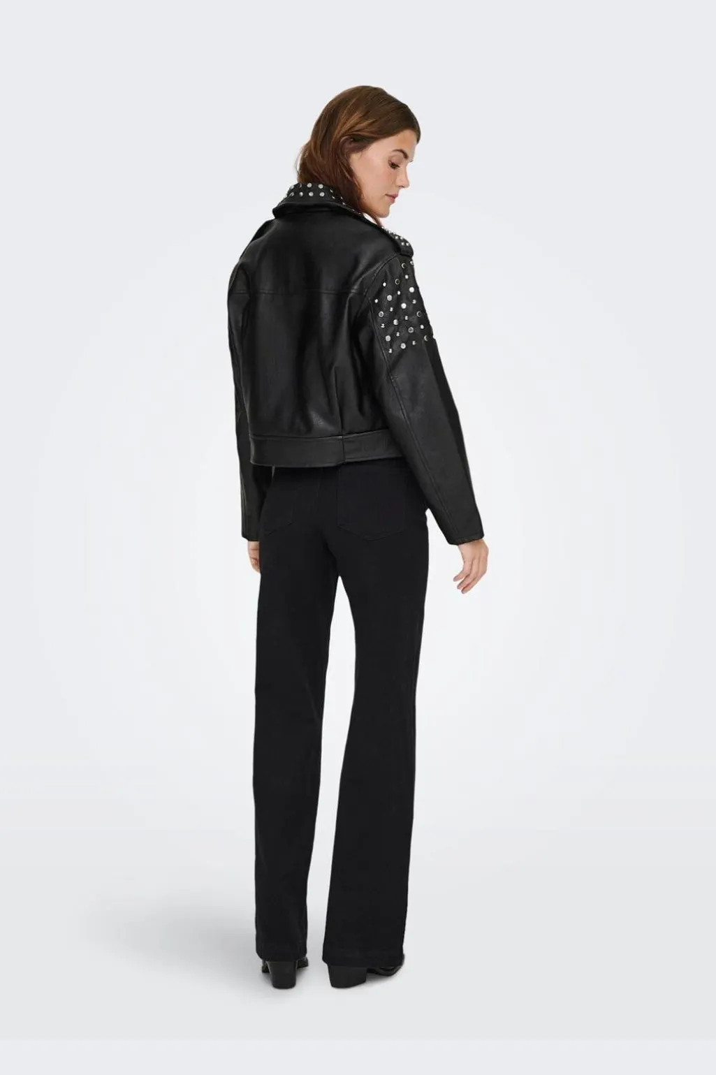 Onldestiny Faux Leather Biker