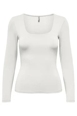 Onlea L/S 2-Way Deep Neck Top