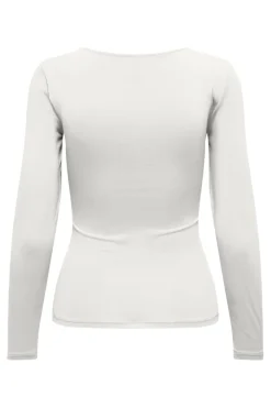 Onlea L/S 2-Way Deep Neck Top
