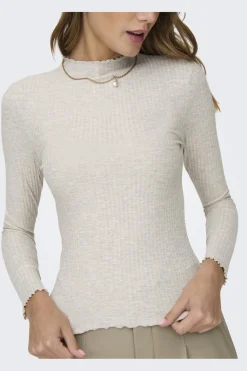 Onlemma L/S High Neck Top