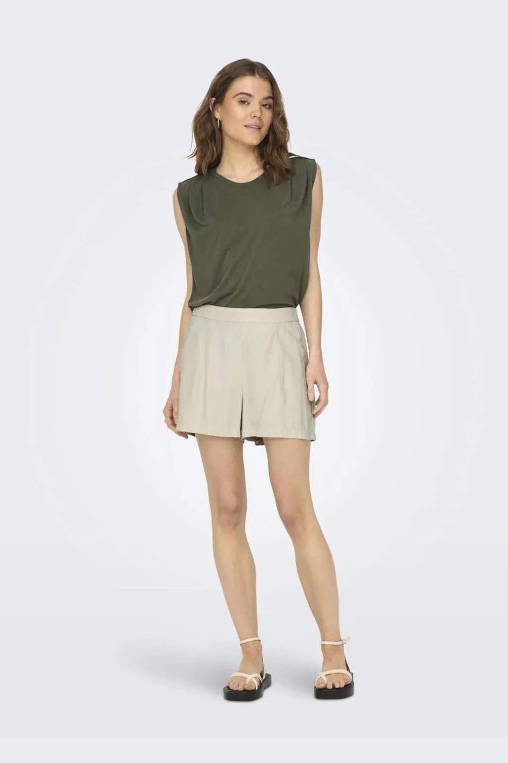 Onlfree Life S/L Modal Satin Mix Top