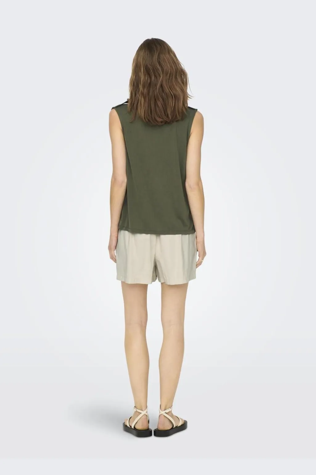 Onlfree Life S/L Modal Satin Mix Top