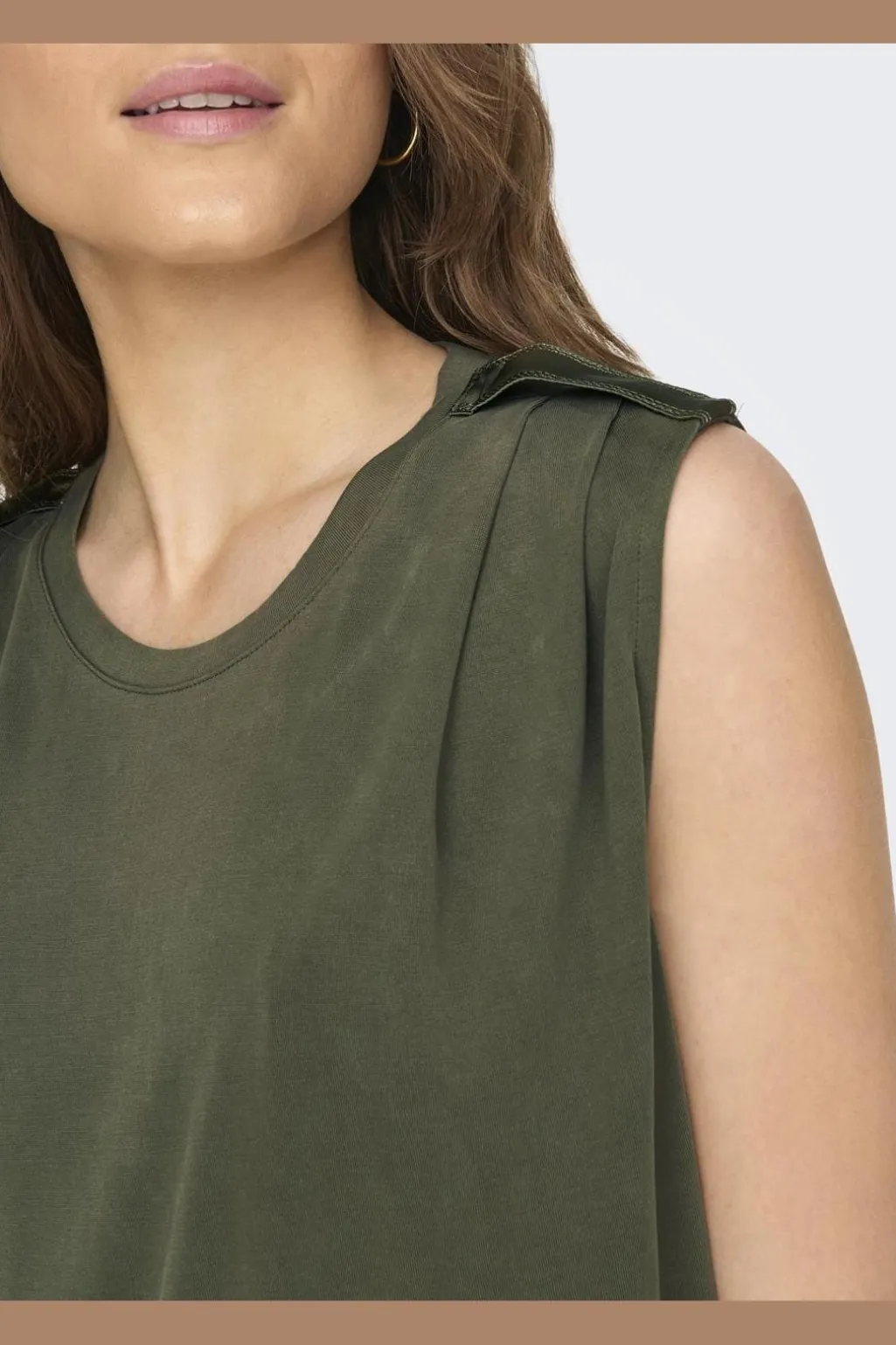 Onlfree Life S/L Modal Satin Mix Top