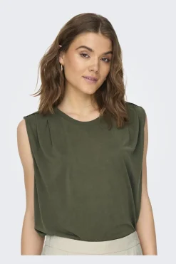 Onlfree Life S/L Modal Satin Mix Top