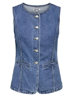 Onlgiulina S/L Button Waistcoat Mae