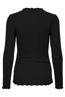 Onlglamour L/S Mockneck Ruching Top
