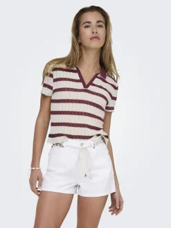 Onlhalia S/S Collar Top Box