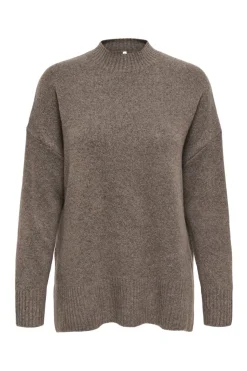 Onlhazel Ls Highneck Overs Pull Knt