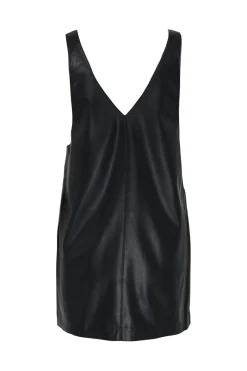 Onlheidi Faux Leather Spencer Dress
