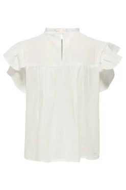 Onlheike S/L Frill O-Neck Top