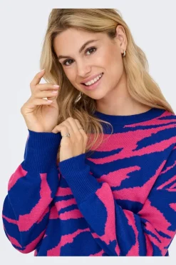 Onlhilla Ls Jq Mix Box O-Neck Knt