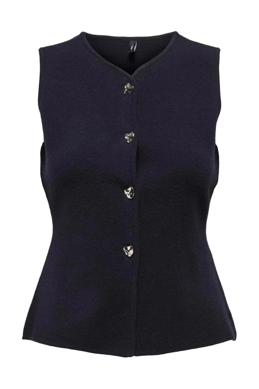 Onlibi Button Sl Vest Cc Knt