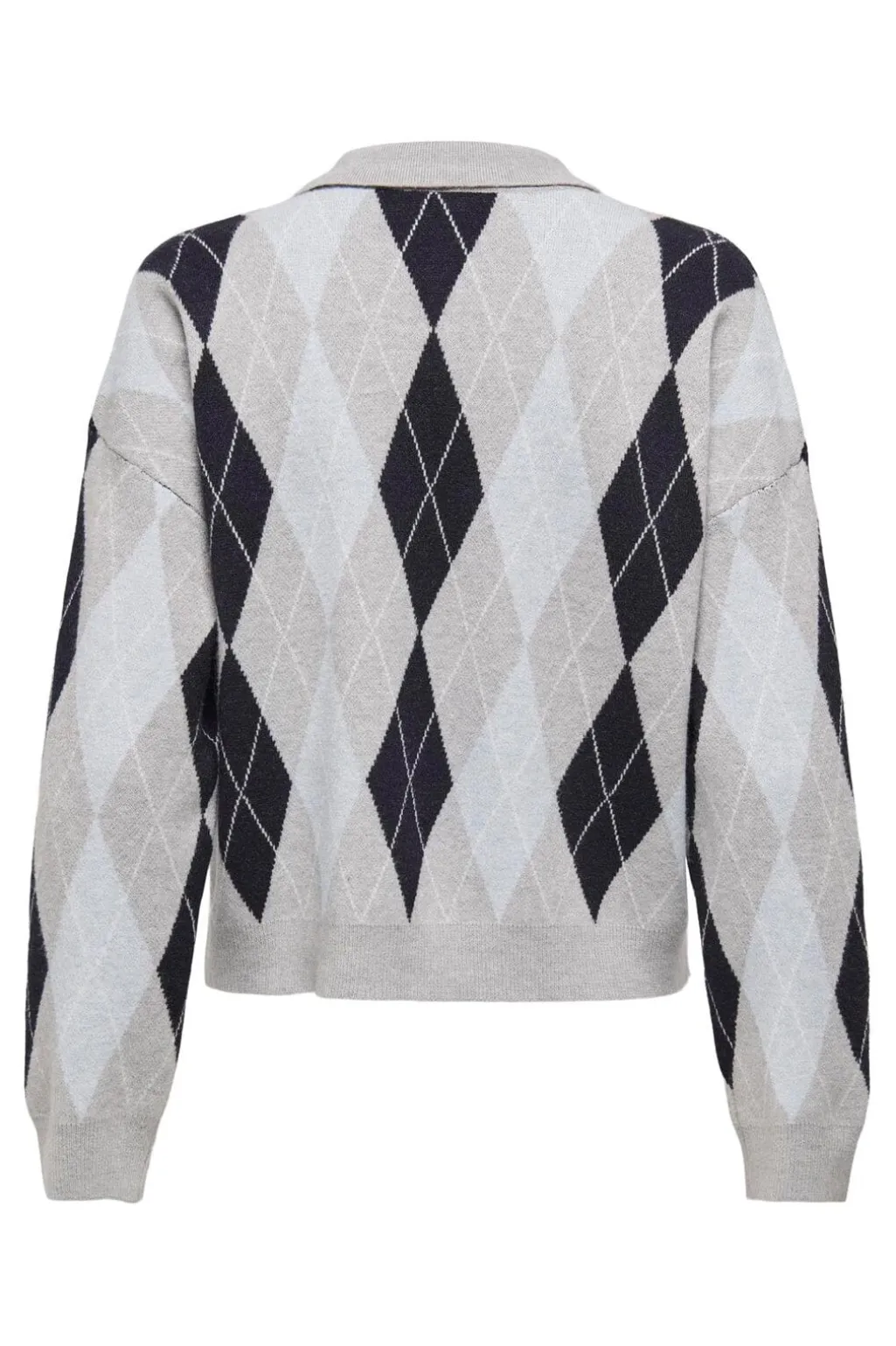 Onlibi Ls Check Polo Cc Knt