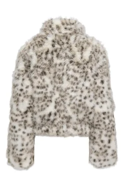 Onljanis Life Faux Fur Leo Jacket Cc