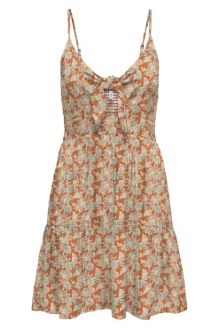 Onljennie S/L Knot Short Dress Ox