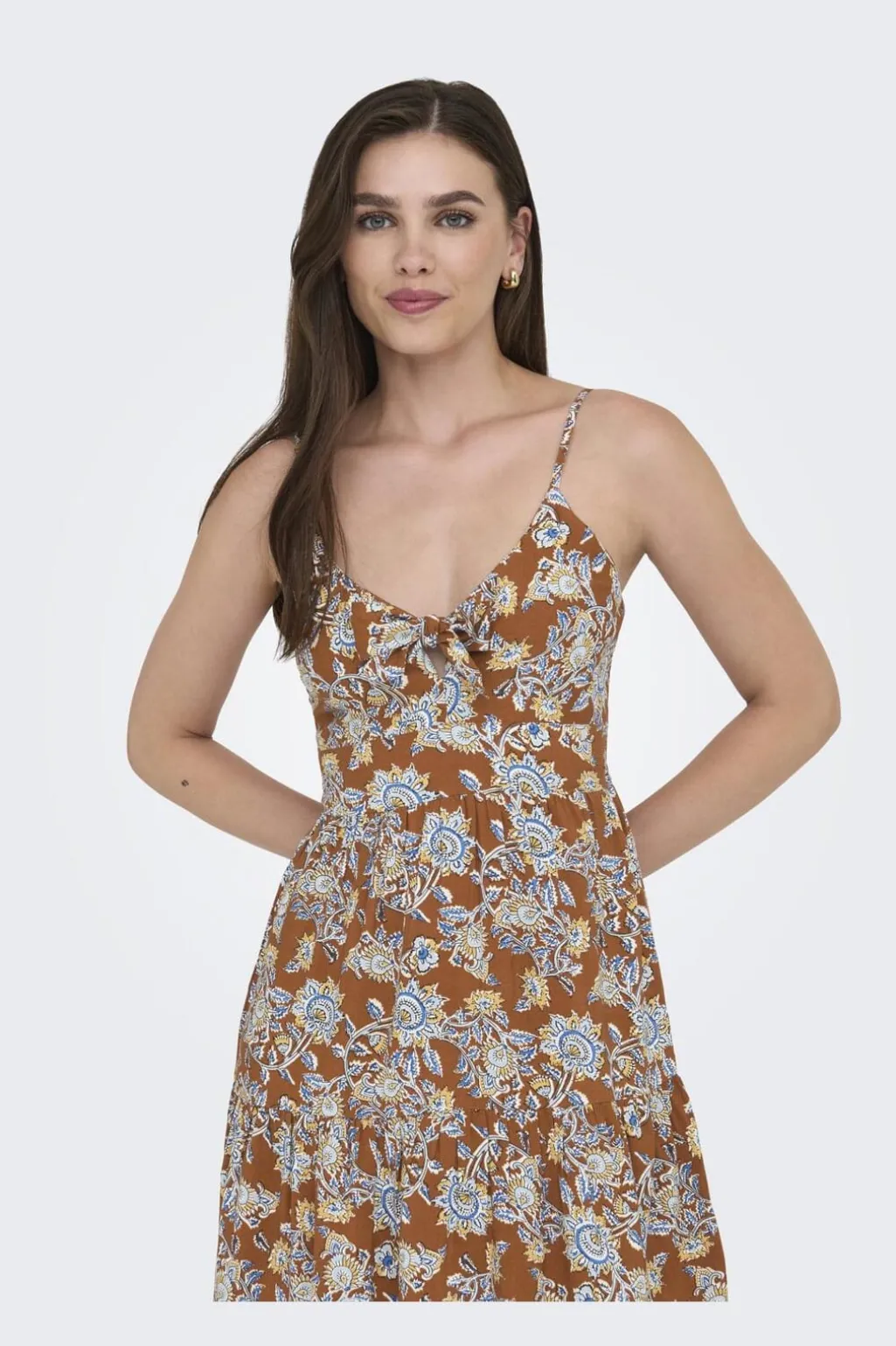 Onljennie S/L Knot Short Dress Ox