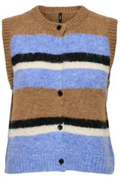 Onlkallie Sl Button Vest Knt