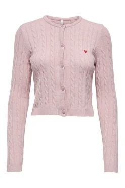 Onlkatia Ls Cable Button Cardigan Cc Knt
