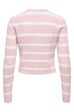 Onlkatia Ls Cable Button Cardigan Cc Knt