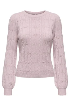 Onlkatia Ls Structure O-Neck Pull Cc Knt