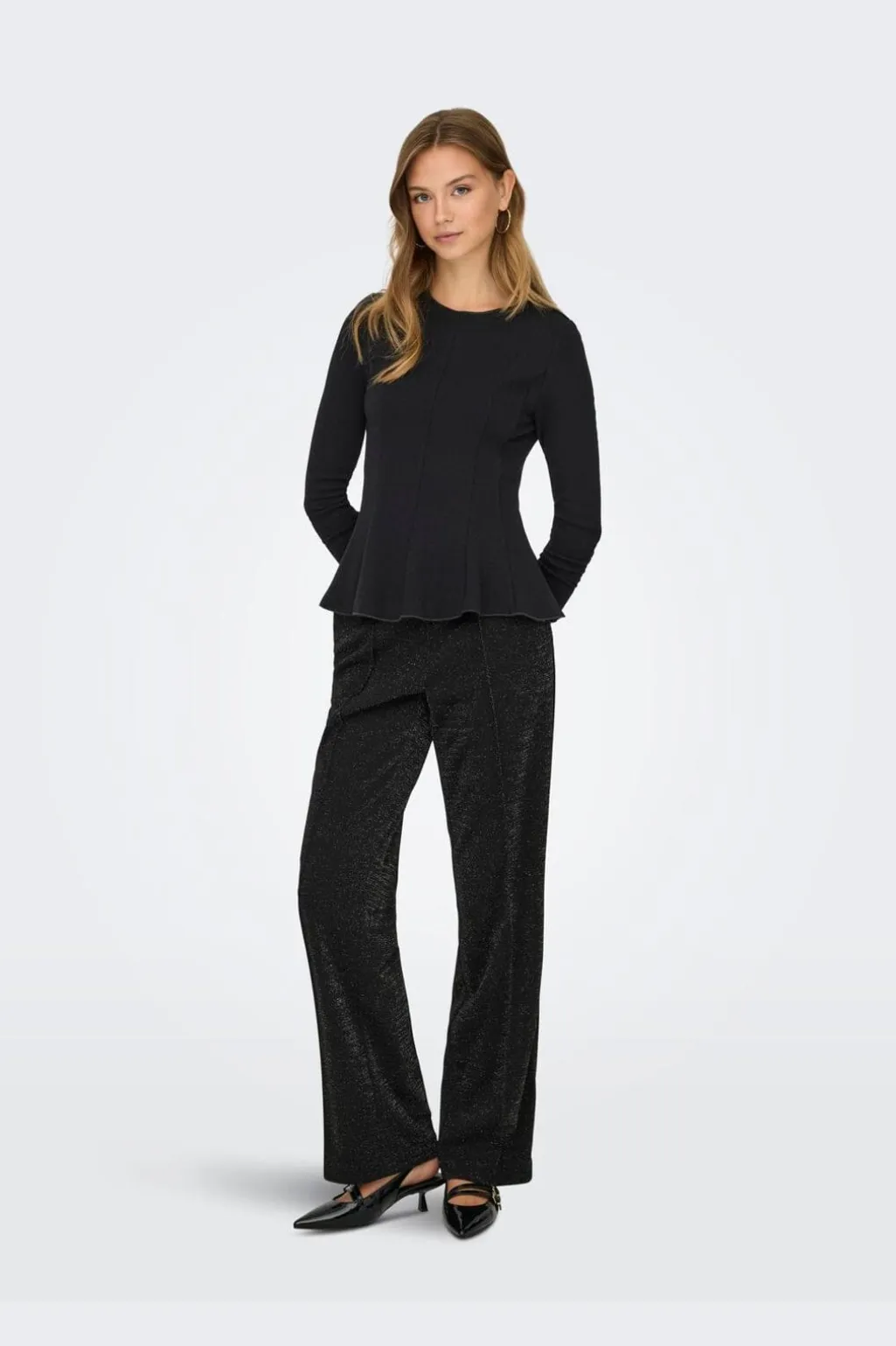 Onlkenya L/S Peplum Top