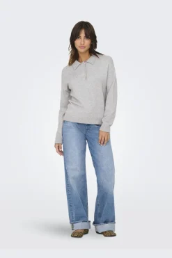 Onllana Polo Ls Pullover Knt