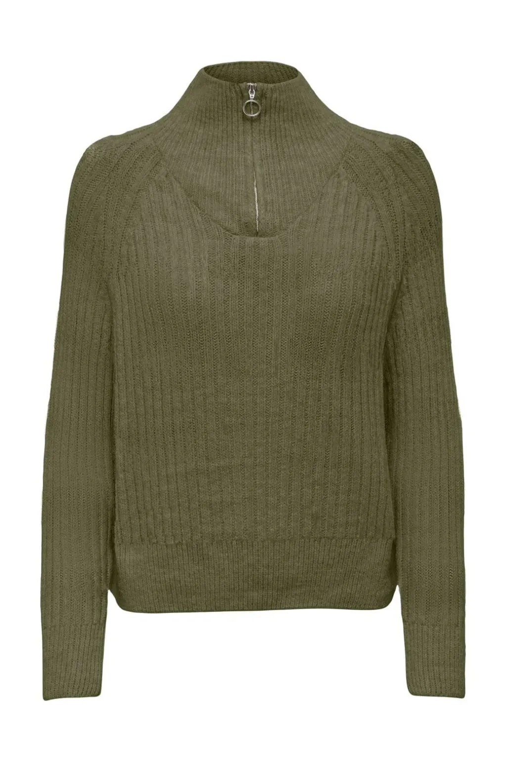 Onlleise Freya Ls Zip High Neck Knt